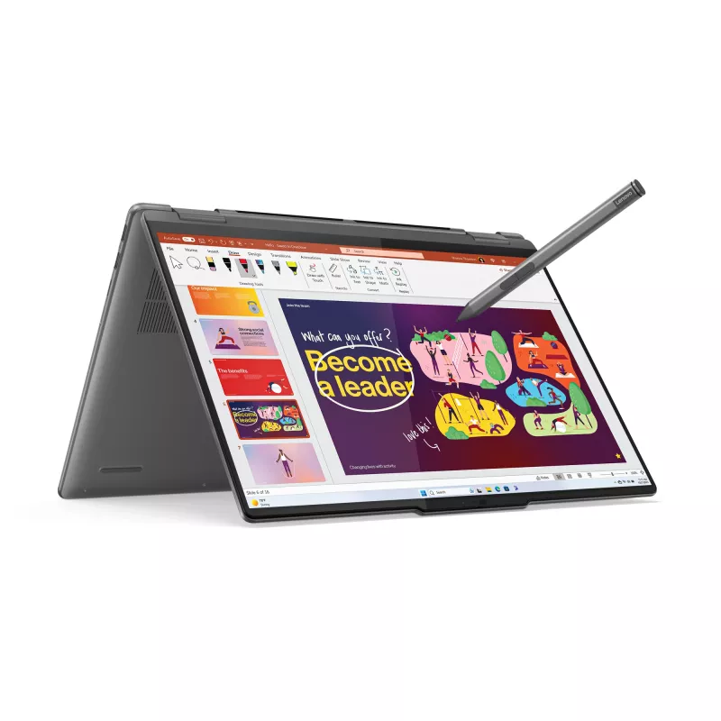 Lenovo Yoga 7 2-in-1 16IML9 Intel Core Ultra 7 155U Híbrido (2 en 1) 40,6 cm (16 inch) pantalla táctil WUXGA 16 GB LPDDR5x-SDRAM 1 TB SSD Wi-Fi 6E (802.11ax) Windows 11 Home inglés US gris
