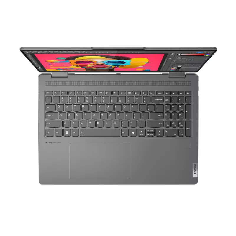 Lenovo Yoga 7 2-in-1 16IML9 Intel Core Ultra 7 155U Híbrido (2 en 1) 40,6 cm (16 inch) pantalla táctil WUXGA 16 GB LPDDR5x-SDRAM 1 TB SSD Wi-Fi 6E (802.11ax) Windows 11 Home inglés US gris