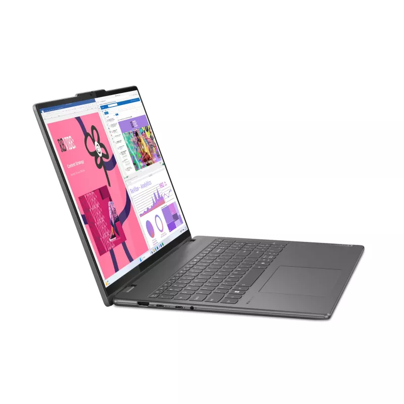 Lenovo Yoga 7 2-in-1 16IML9 Intel Core Ultra 7 155U Híbrido (2 en 1) 40,6 cm (16 inch) pantalla táctil WUXGA 16 GB LPDDR5x-SDRAM 1 TB SSD Wi-Fi 6E (802.11ax) Windows 11 Home inglés US gris