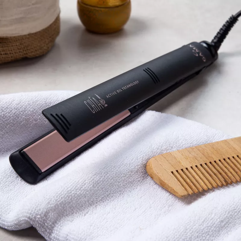 GA.MA Elegance Chia plancha de pelo Warm negro 45 W 2,5 m