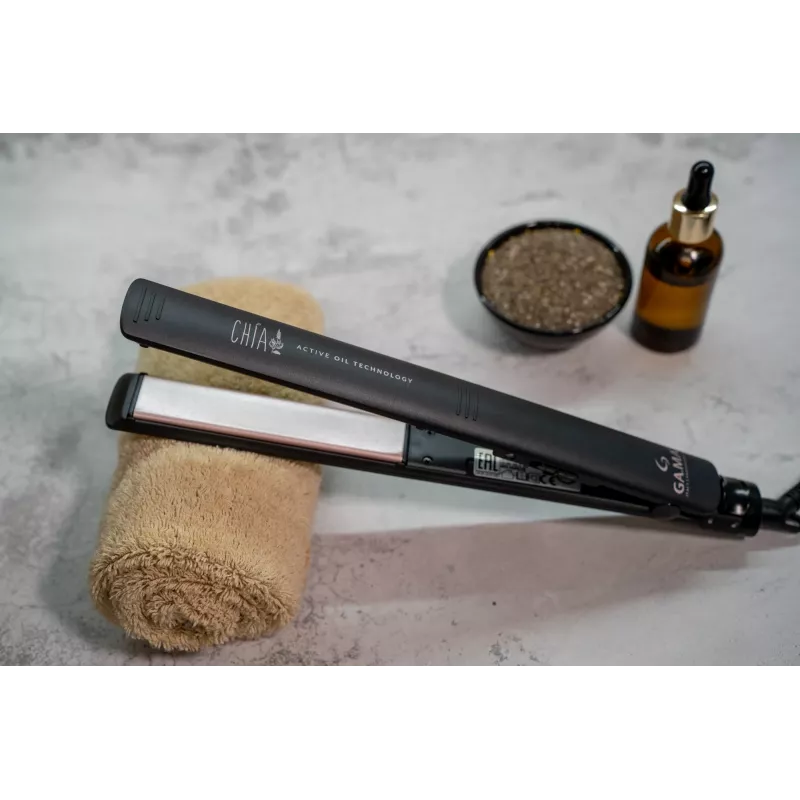 GA.MA Elegance Chia plancha de pelo Warm negro 45 W 2,5 m