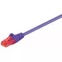 Cable de red GOOBAY 95260 Cat6 U/UTP violeta 0,50 m RJ-45–RJ-45