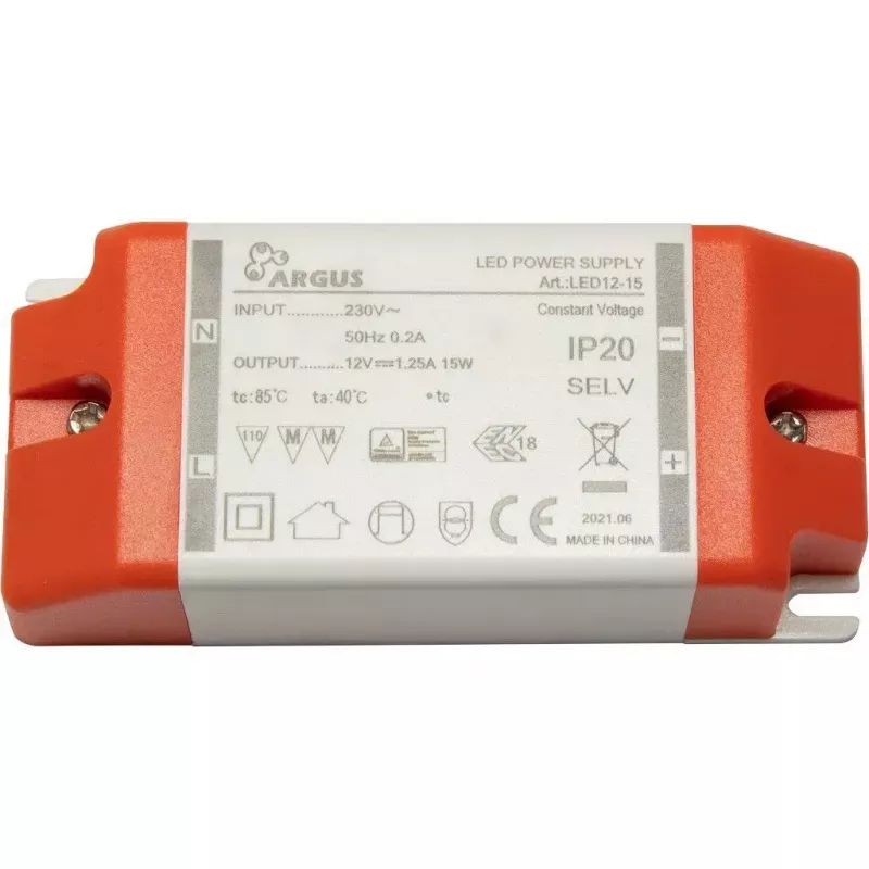 Controlador LED Inter-Tech LED12-15 15W IP20 100000h