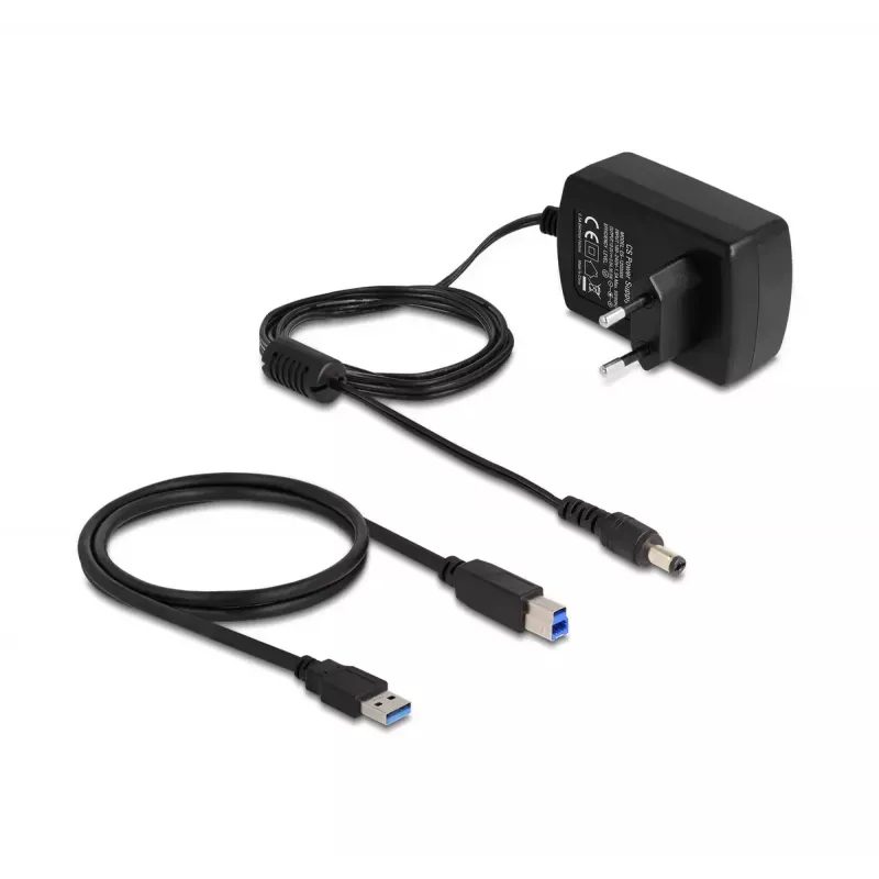 Carcasa para HDD/SSD DeLOCK 64187 negra 2,5/3,5 pulgadas 5 Gbit/s