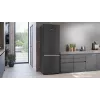 Siemens iQ500 KG49N4XAF Frigorífico combi independiente 440 L negro