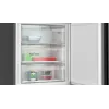 Siemens iQ500 KG49N4XAF Frigorífico combi independiente 440 L negro