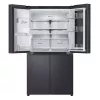 LG InstaView GMG960EVJE Frigorífico side-by-side independiente 638 L negro