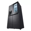 LG InstaView GMG960EVJE Frigorífico side-by-side independiente 638 L negro