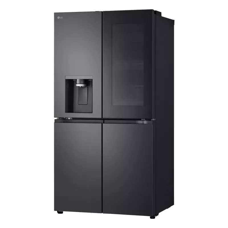 LG InstaView GMG960EVJE Frigorífico side-by-side independiente 638 L negro