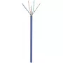 Cable de red GOOBAY 96096 Cat6a U/UTP en rollo, 100 m, azul