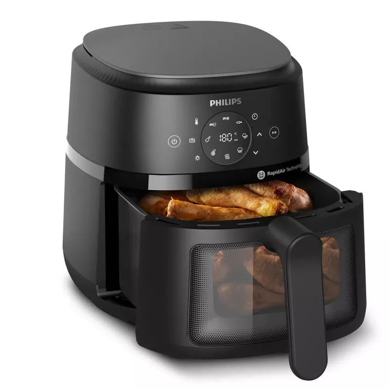 Philips serie 2000 NA220/00 Freidora individual 4,2 L de pie 1500 W freidora de aire negro