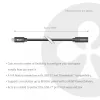 Cable de extensión USB-C 40Gbps 1 m — club 3d, USB C a USB C, negro