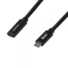 Cable de extensión USB-C 40Gbps 1 m — club 3d, USB C a USB C, negro