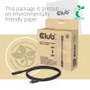 Cable de extensión USB-C 40Gbps 1 m — club 3d, USB C a USB C, negro