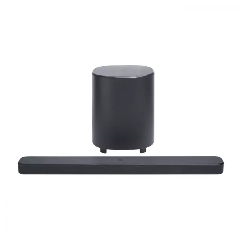 Barra de sonido JBL Bar 500MK2 negra — 5.1 canales, 750 W, Dolby Atmos, inalámbrica y cableada, subwoofer incluido