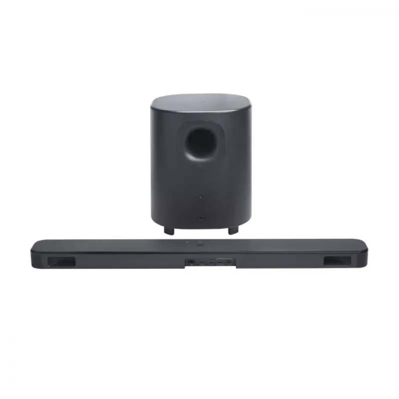 Barra de sonido JBL Bar 500MK2 negra — 5.1 canales, 750 W, Dolby Atmos, inalámbrica y cableada, subwoofer incluido