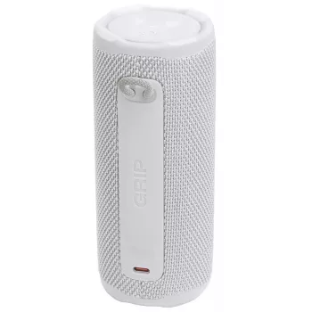Altavoz mono JBL Grip Mono Blanco — 16 W RMS, Bluetooth, USB-C, batería integrada