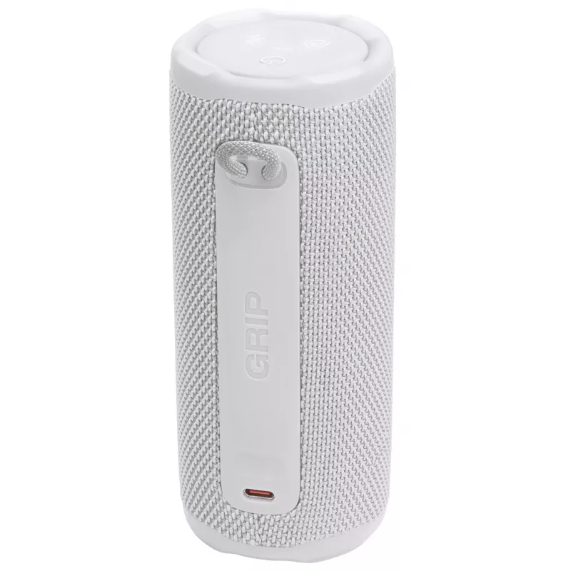 Altavoz mono JBL Grip Mono Blanco — 16 W RMS, Bluetooth, USB-C, batería integrada