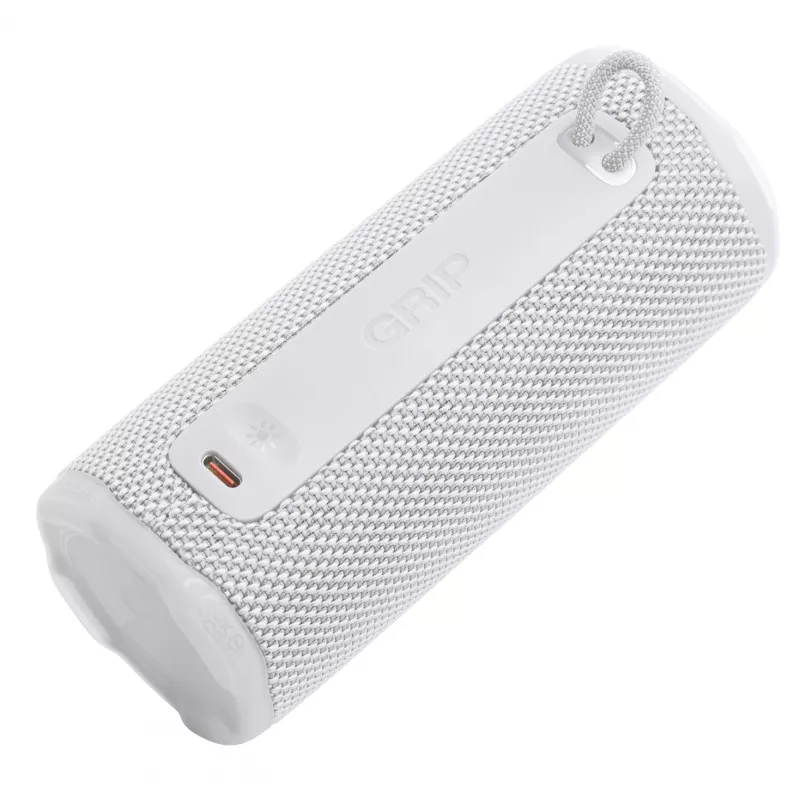 Altavoz mono JBL Grip Mono Blanco — 16 W RMS, Bluetooth, USB-C, batería integrada