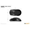 be quiet Dark Perk | Ergo Ratón gaming diestro RF Wireless + USB Type-C Óptico 32000 DPI