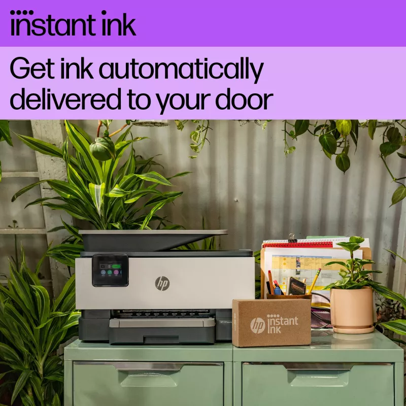 HP OfficeJet Pro 9122e Impresora inalámbrica todo en uno color, Instant Ink; impresión a doble cara