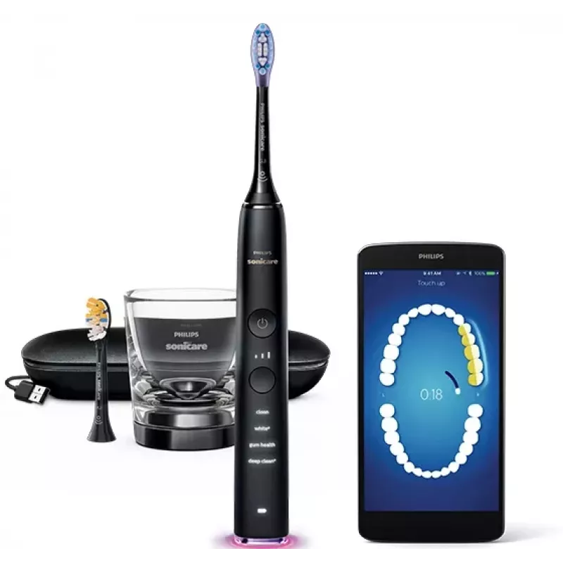 Philips Sonicare DiamondClean Smart DiamondClean Smart HX9917/89 Cepillo de dientes eléctrico sónico + 2 cabezales y app