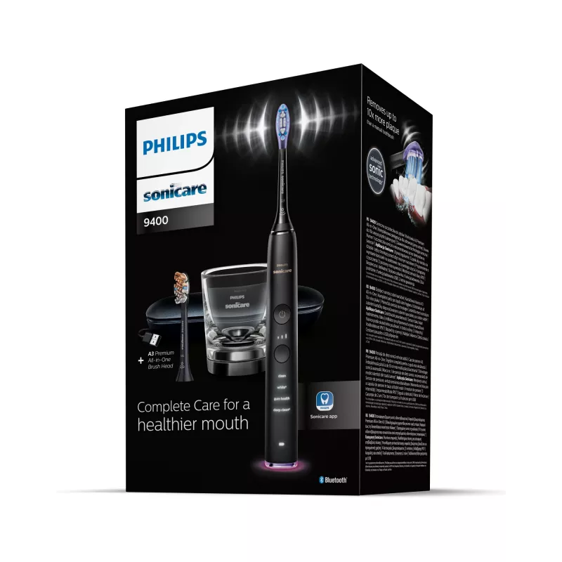 Philips Sonicare DiamondClean Smart DiamondClean Smart HX9917/89 Cepillo de dientes eléctrico sónico + 2 cabezales y app