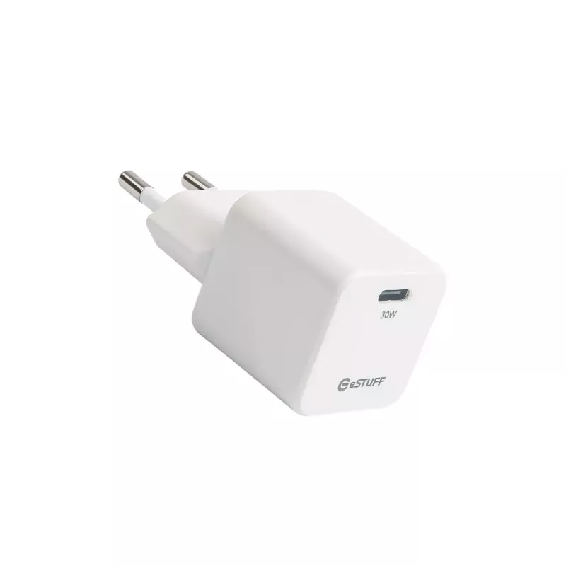 eSTUFF ES637027-BULK Cargador para dispositivos móviles Smartphone Blanco AC Carga rápida Interior