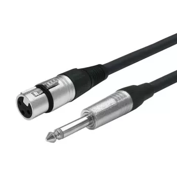 Vivolink PROAUDXLRFJACK6 Cable de audio 6 m XLR 6,35 mm Negro