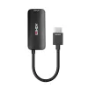 Lindy Convertidor HDMI 8K60 a DisplayPort 1.4, 0,157 m, HDMI tipo A (estándar), DisplayPort, conector macho, conector hembra, recto
