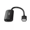 Lindy Convertidor HDMI 8K60 a DisplayPort 1.4, 0,157 m, HDMI tipo A (estándar), DisplayPort, conector macho, conector hembra, recto