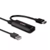 Lindy Convertidor HDMI 8K60 a DisplayPort 1.4, 0,157 m, HDMI tipo A (estándar), DisplayPort, conector macho, conector hembra, recto