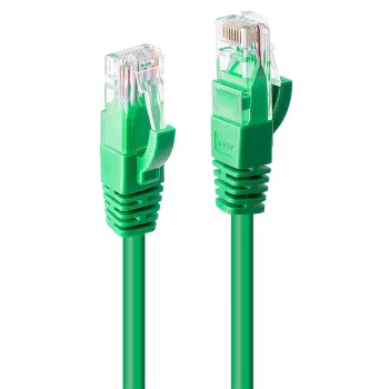 Lindy 48055 cable de red Cat.6 U/UTP, 30 m, verde