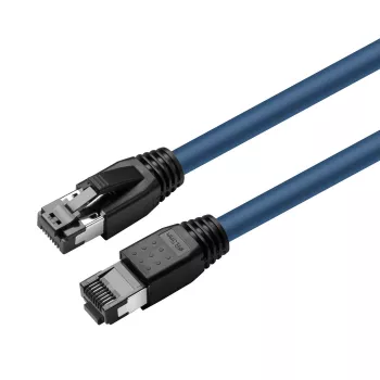 Microconnect MC-SFTP80025B Cable de red azul 0,25 m Cat8.1 S/FTP (S-STP)