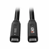 Lindy cable híbrido USB 3.2 Gen 2 & DP 1.4 Type C, 15 m, negro