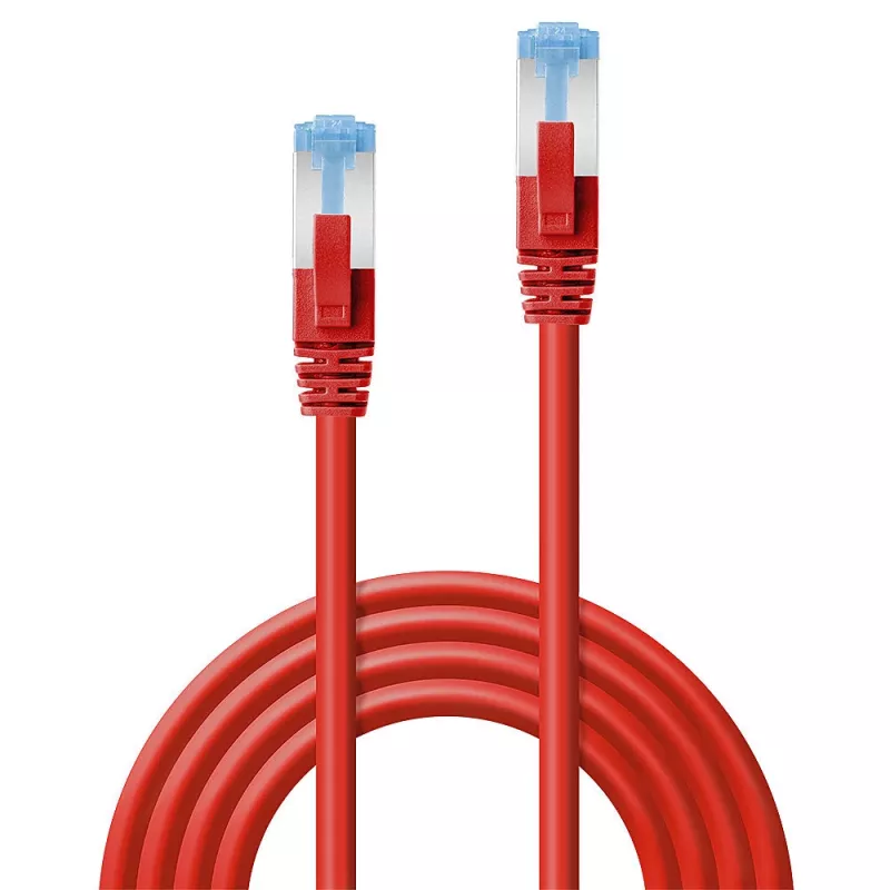 Lindy 47168 Cable de red rojo 10 m Cat6a S/FTP (S-STP)