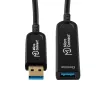 Microconnect Premium cable USB 3.0 de fibra óptica A-A macho-hembra, 20 m