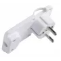 Microconnect PESCHPLUG-W Adaptador de conector de corriente Type F blanco