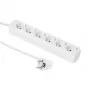 Microconnect GRU0063WA Alargador de corriente 3 m 6 tomas AC blanco