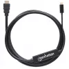 Manhattan Cable USB-C a HDMI, 4K@30Hz, 2 m, negro, conector macho a conector macho, garantía de tres años