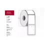 Rollo de etiquetas para Capture CA-LB3173 – medio de etiquetas de repuesto, modelo CA-LB3173