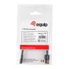 Cable de audio Equip 147945 0,15 m 3,5 mm USB Type-A negro