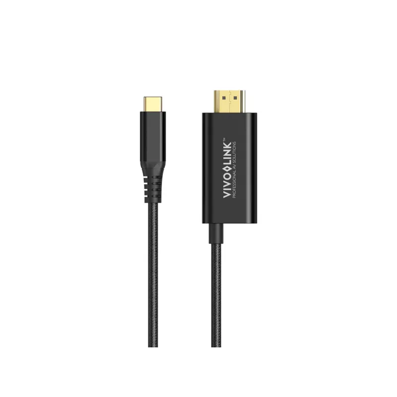 Cable USB-C a HDMI con alimentación de 100 W VivoLink, modelo PROUSBCHDMIMM2-CHARGE