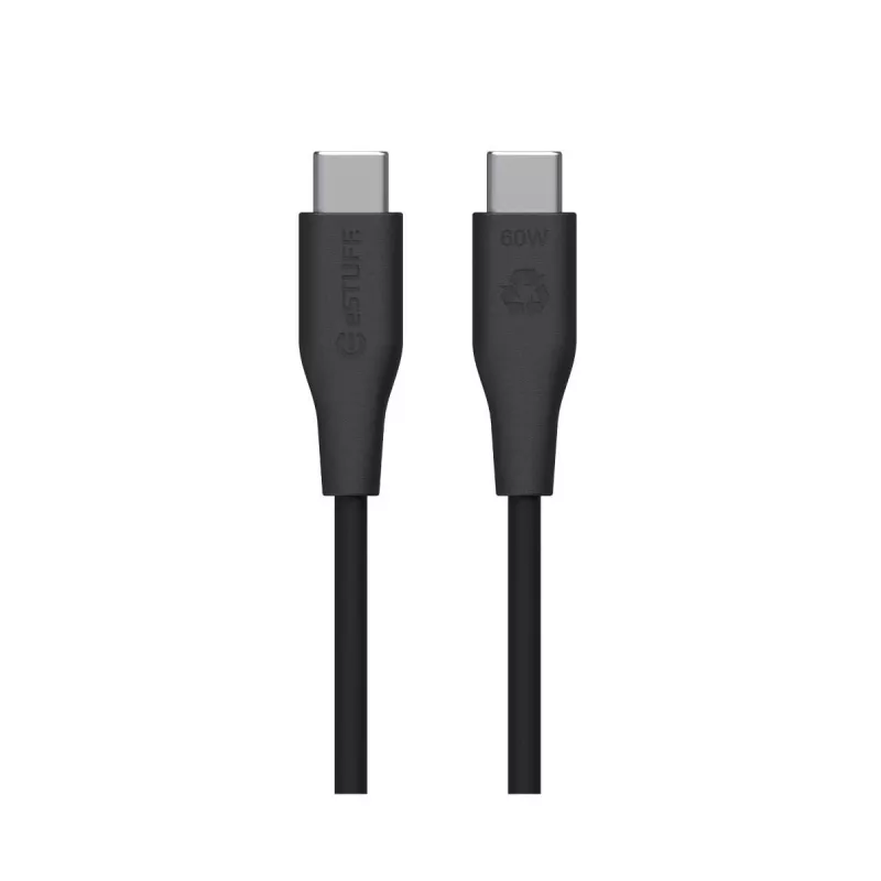 Cable USB eSTUFF ES604280 USB 2.0 2 m USB C negro
