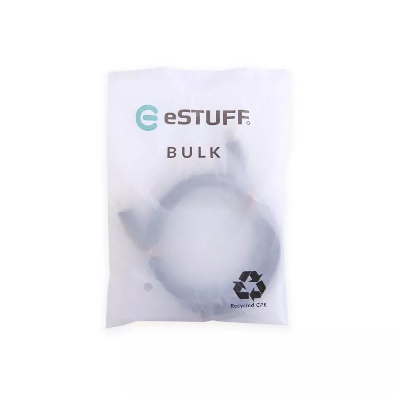 Cable USB eSTUFF ES604280-BULK USB 2.0 2 m USB C negro