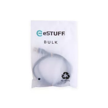 Cable USB eSTUFF ES605180-BULK USB 2.0 1 m USB C USB A negro