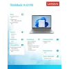 Portátil Lenovo ThinkBook 14 G9 21UY007TPB — 14,0 inch WUXGA 240 Hz, Intel, 16 GB RAM, 512 GB SSD, Windows 11 Pro, Luna Grey, 3 años de garantía