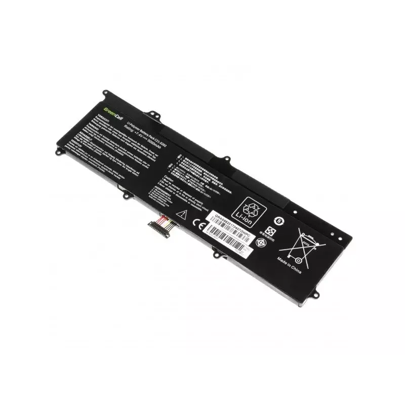 Batería para portátiles ASUS Green Cell AS88 — compatible con X201E, F201E, VivoBook F202E, Q200E, S200E, X202E