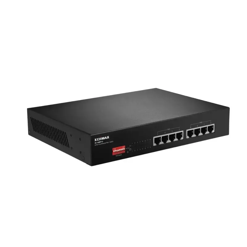 Switch de red Edimax ES-1008P V2