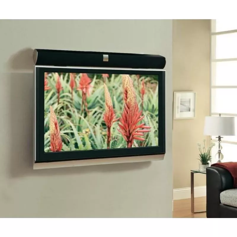 Techly Soporte para barra de sonido de 10kg para TV o Soporte TV Negro ICA-PLB 102S